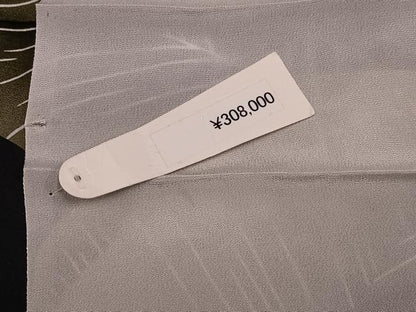 平和屋着物●長襦袢　無双仕立て　葉尽くし　上代30万円　反端付き　正絹　逸品　AABK2227ph