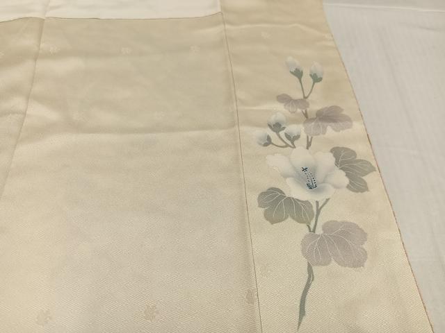 平和屋着物●訪問着　草花文　暈し染め　金彩　正絹　逸品　AABK2234ph