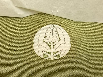 平和屋着物●訪問着　駒刺繍　唐子　暈し染め　金彩　正絹　逸品　AABK2248ph