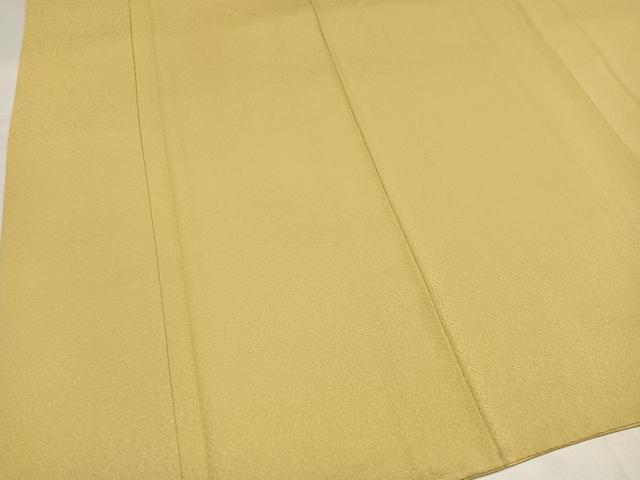 平和屋着物●本草木染作家　瑞鳳　色無地　紋意匠　蒸栗色　正絹　逸品　AABK2250ph