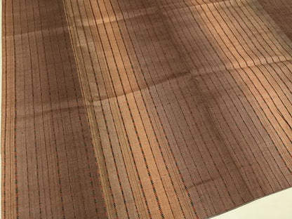 平和屋着物●上質な紬　間道　正絹　逸品　AABK2270ph