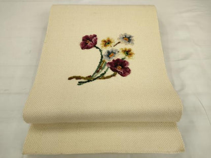 平和屋着物◎八寸名古屋帯　花束文　AABK2468pf
