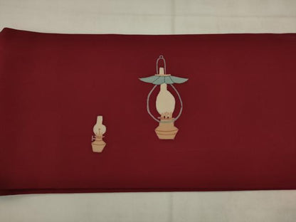 平和屋着物◎塩瀬　つけ帯　器物文　正絹　逸品　AABK2482pf