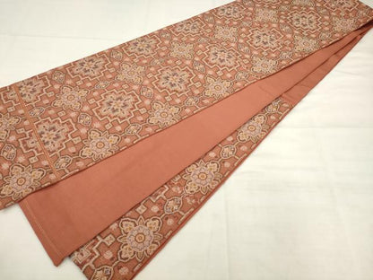 平和屋着物◎六通柄　本袋帯　飾花文　金糸　正絹　逸品　AABK2539pf