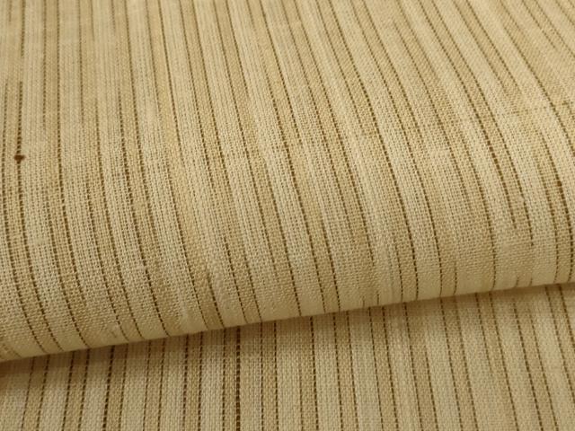 平和屋着物＊夏物　紗紬　縞　正絹　逸品　AABK2605jd