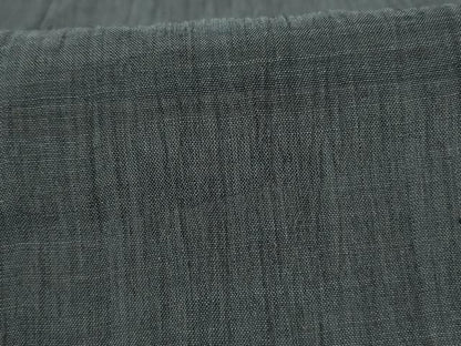 平和屋着物＊夏物　男性　小千谷ちぢみ　錆鉄御納戸色　麻　逸品　AABK2606jd