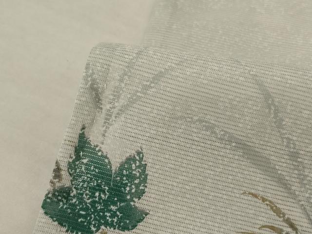 平和屋着物＊夏物　訪問着　絽　草花文　ロング丈　洗える着物　AABK2618jd