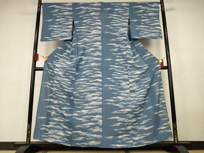 平和屋着物＊夏物　世界的友禅作家　千地泰弘　小紋　絽　霞文　金彩　正絹　逸品　AABK2619jd