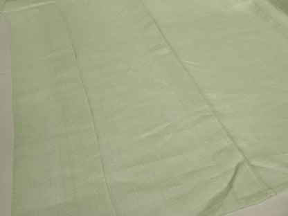 平和屋着物＊夏物　上布　若芽色　くるり　麻　逸品　AABK2620jd