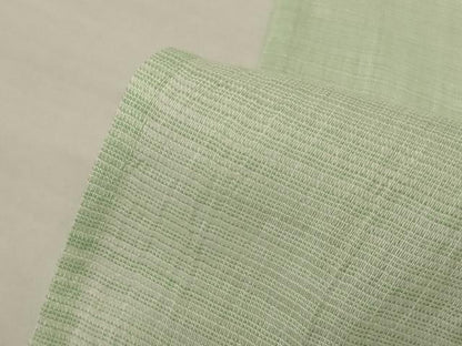 平和屋着物＊夏物　上布　若芽色　くるり　麻　逸品　AABK2620jd