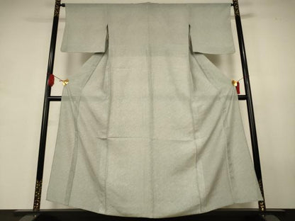 平和屋着物＊夏物　小紋　絽　鹿の子文様　正絹　逸品　AABK2623jd
