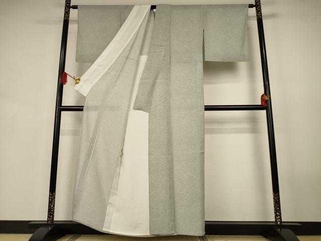 平和屋着物＊夏物　小紋　絽　鹿の子文様　正絹　逸品　AABK2623jd