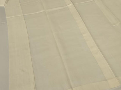 平和屋着物＊夏物　長襦袢　絽　鳥の子色　正絹　逸品　AABK2634jd
