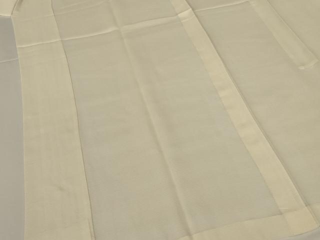 平和屋着物＊夏物　長襦袢　絽　鳥の子色　正絹　逸品　AABK2634jd