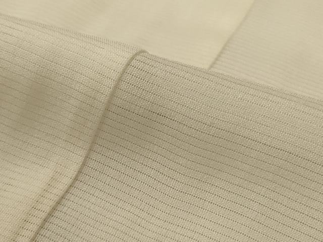平和屋着物＊夏物　長襦袢　絽　鳥の子色　正絹　逸品　AABK2634jd