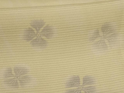 平和屋着物＊夏物　小紋　絽　舞花文　暈し染め　正絹　逸品　AABK2640jd