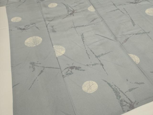 平和屋着物＊夏物　江戸小紋　絽　丸文　正絹　逸品　AABK2652jd