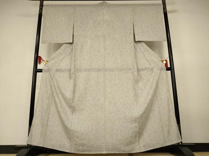 平和屋着物＊夏物　小紋　絽　萩　正絹　逸品　AABK2689jd
