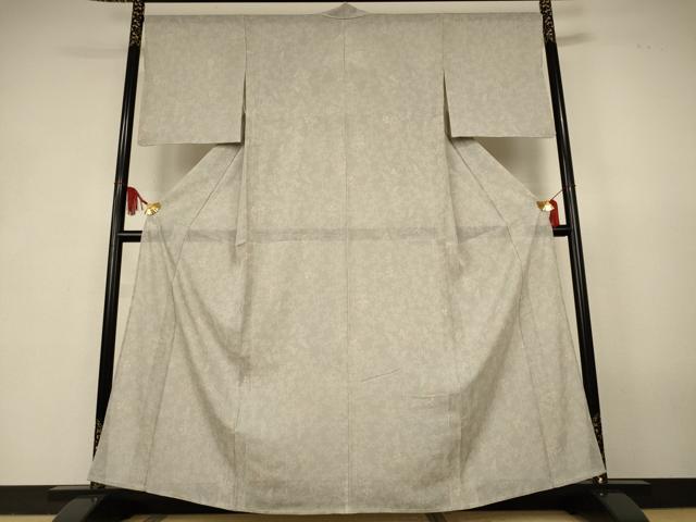 平和屋着物＊夏物　小紋　絽　萩　正絹　逸品　AABK2689jd