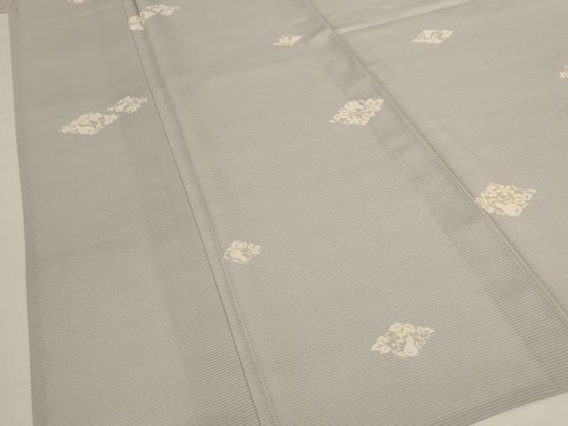 平和屋着物＊夏物　小紋　絽　瓢箪　正絹　逸品　AABK2695jd
