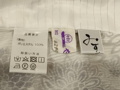 平和屋着物＊夏物　小紋　紗　草花文　やまと誂製　洗える着物　AABK2697jd