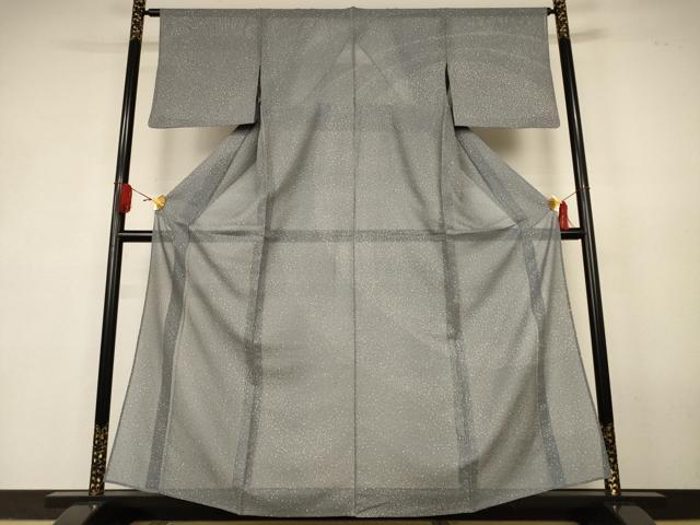 平和屋着物＊夏物　訪問着　縦絽　霞文　正絹　逸品　AABK2698jd