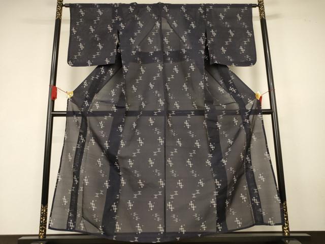 平和屋着物＊夏物　本場琉球絣　夏琉球　正絹　逸品　AABK2703jd