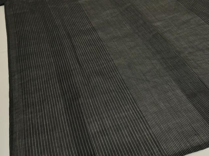 平和屋着物＊夏物　男性　上布　縞　麻　逸品　AABK2707jd