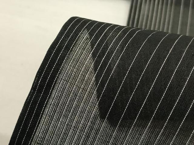 平和屋着物＊夏物　男性　上布　縞　麻　逸品　AABK2707jd