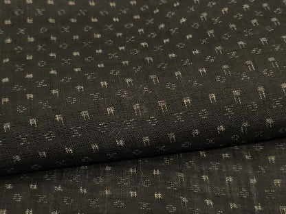 平和屋着物＊夏物　男性　上布　絣柄　麻　逸品　AABK2708jd