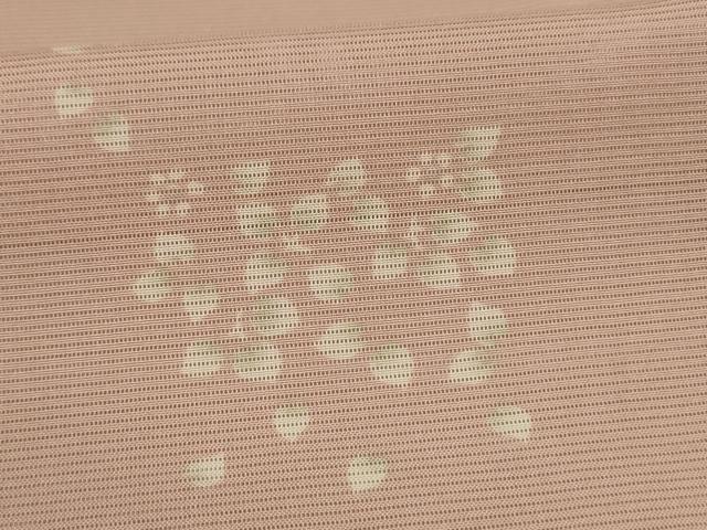 平和屋着物＊夏物　小紋　絽　草花文　五泉　伊勢丹扱い　反端付き　正絹　逸品　AABK2711jd