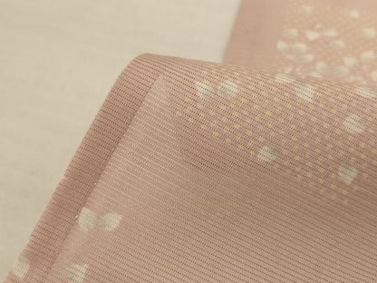 平和屋着物＊夏物　小紋　絽　草花文　五泉　伊勢丹扱い　反端付き　正絹　逸品　AABK2711jd