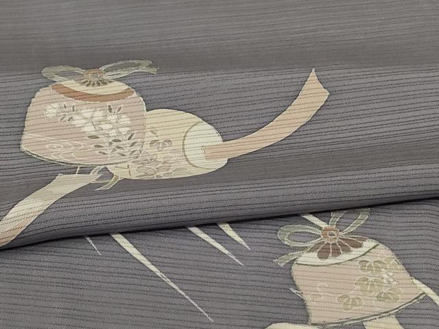 平和屋着物＊夏物　訪問着　絽　風鈴　銀彩　健勝苑扱い　正絹　逸品　AABK2720jd