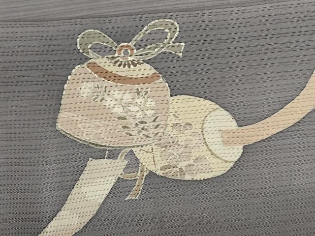 平和屋着物＊夏物　訪問着　絽　風鈴　銀彩　健勝苑扱い　正絹　逸品　AABK2720jd