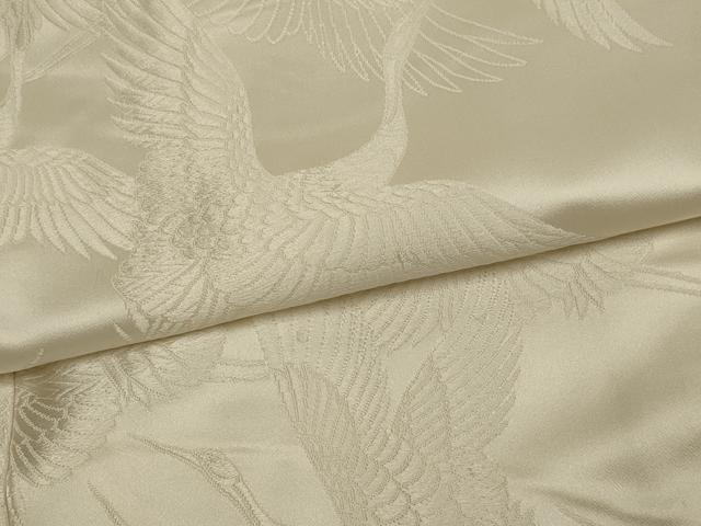 平和屋本店●白打掛　白無垢　和装　婚礼　結婚式　花嫁　神社挙式　唐織　飛鶴文　逸品　AABK2724ou