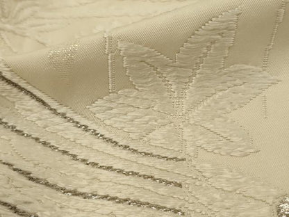 平和屋本店●白打掛　白無垢　和装　婚礼　結婚式　花嫁　神社挙式　刺繍　唐織　飛鶴花文　銀糸　逸品　AABK2726ou