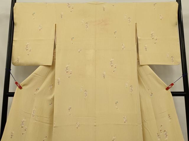 平和屋本店●お引きずり・お引き摺り　小紋　和装　舞台　舞妓　芸妓　芸者　衣装　短冊花文　逸品　AABK2729ou