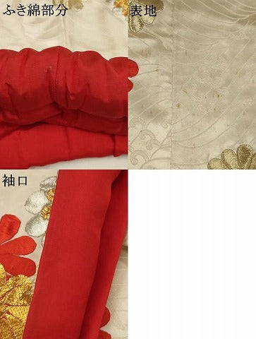 平和屋本店●色打掛　和装　婚礼　結婚式　花嫁　神社挙式　総刺繍　駒刺繍　鳳凰花文　金銀糸　逸品　AABK2740ou