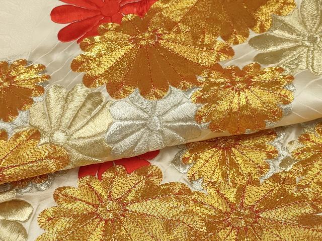 平和屋本店●色打掛　和装　婚礼　結婚式　花嫁　神社挙式　総刺繍　駒刺繍　鳳凰花文　金銀糸　逸品　AABK2740ou