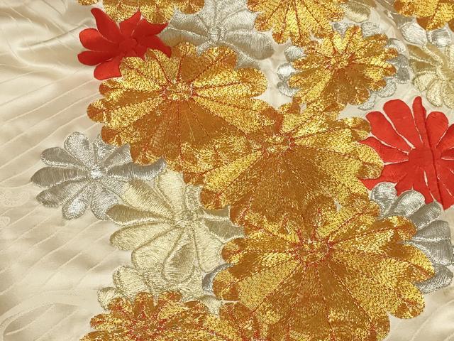 平和屋本店●色打掛　和装　婚礼　結婚式　花嫁　神社挙式　総刺繍　駒刺繍　鳳凰花文　金銀糸　逸品　AABK2740ou