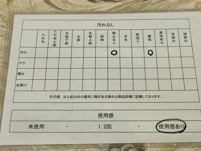 平和屋着物◎六通柄袋帯　立波文　金銀糸　正絹　逸品　AABK2753ou