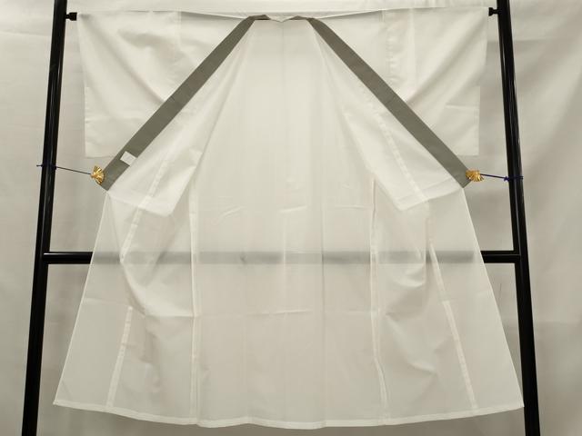 平和屋着物＊夏物　長襦袢　絽　白色　洗える着物　AABK2780st