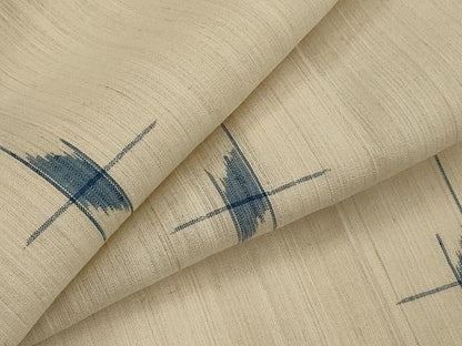 平和屋着物＊夏物　紗紬　絣文様　正絹　逸品　AABK2792st