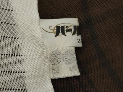 平和屋着物＊夏物　紗紬　琉球絣文様　正絹　逸品　AABK2801st