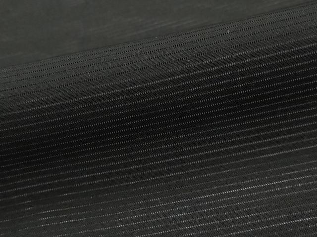平和屋着物＊夏物　男性　黒紋付　絽　キングサイズ　洗える着物　AABK2804st