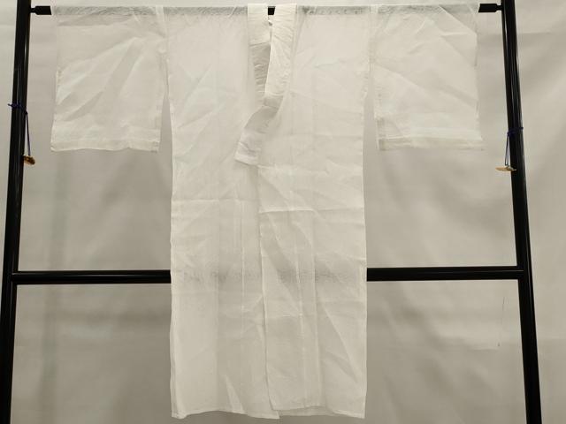 平和屋着物＊夏物　長襦袢　流水紋紗　白色　AABK2814st