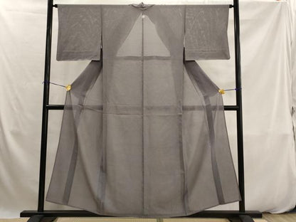 平和屋着物＊夏物　小紋　絽　霞文　ますいわ屋扱い　正絹　逸品　AABK2820st