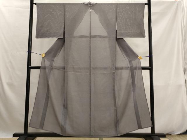 平和屋着物＊夏物　小紋　絽　霞文　ますいわ屋扱い　正絹　逸品　AABK2820st
