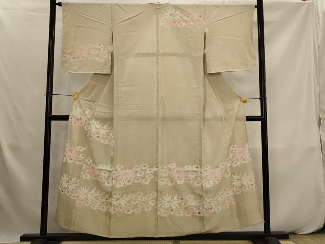 平和屋着物＊夏物　訪問着　絽　舞花文　金彩　正絹　逸品　AABK2823st