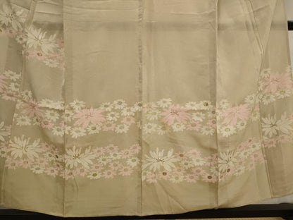 平和屋着物＊夏物　訪問着　絽　舞花文　金彩　正絹　逸品　AABK2823st